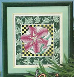 Spring Lily Flower Cross Stitch PATTERN CHART ONLY Magazine pages