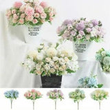Silk Peony Artificial Fake Flowers Bunch Bouquet Home Party Wedding Garden Decor