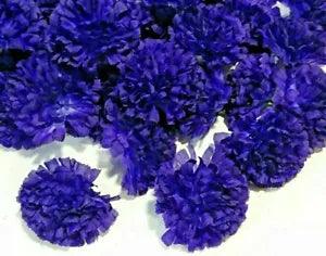 (14 pcs) Purple Carnation 3.5" Blooms Silk Flower Home Outdoor Decor USA BP2142