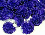 (14 pcs) Purple Carnation 3.5" Blooms Silk Flower Home Outdoor Decor USA BP2142