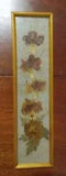 VTG Framed Pressed Dried Flowers Botanical Wall Art Hand Made In Poland