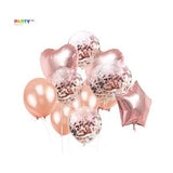 Rose Gold Balloon Bouquet | Engagement Party | 21st Birthday Party Decor | Rose Gold Bridal Shower Party Balloon Decorations