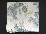 KING Flat Sheet - Lavender Floral Pansies Lily of the Valley Flowers