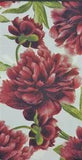 TWO Individual Napkins Peonies Flowers Red Guest Towel for Decoupage (227)