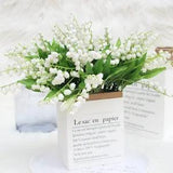 1pc Wedding Simulation Bouquet Artificial Lily of the Valley Plastic Flower Gift