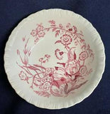 Wedgwood Etruria "Ranunculus Pink" - Floral Pattern - 6 1/4" Fruit Bowl