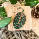 Prayer Plant Keychain