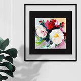 ORIGINAL Oil Painting Floral Contemporary Art Peonies Painting Impasto Textured