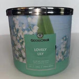 Goose Creek Candle LOVELY LILY 14.5 Oz Triple Wick Candle