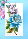 large peony flower temporary tattoo sticker body tattoos temporary