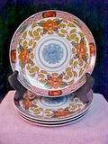 George Briand PEONY Salad Plates Set of Four