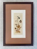 Framed and Matted Pressed Flowers