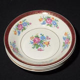 Set of 4 Vintage Swinnertons Tudor rose dessert bowl bowl 5.5
