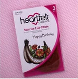 NEW - Heartfelt Creations ~? Sunrise Lily Flute ~ Cling Stamps HCPC-3724