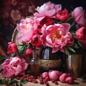Rare Peony Essential Oil, (Paeonia suffructicosa). 100% Pure and natural.