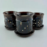 Orchid Pot in Brown