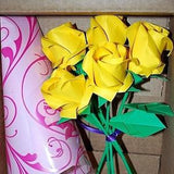 origami Roses - Rose bouquet - paper flowers - origami flowers - anniversary flower bouquet - Wedding Decor - Valentine roses