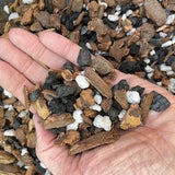 Classic medium fir bark orchid mix, Soil for medium to large orchids, Orchid bark repotting medium, Hand made in small batches, one gallon