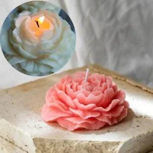 3D Peony Silicone Candle Mold DIY Handmade Creative Flower Aromatherapy Making
