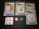 Flower Soft & Card Making Kits  Meadow & Peony Pink 4 Charlie's Ark Kits 3D NEW