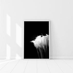 Lilies Bouquet Print, Calla Lily Poster, Black & white photography Artwork, Minimalist Art, Goddess Flower, Trumpet Lily, Arum Lily Flower