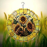 Sunflower Wind Spinner