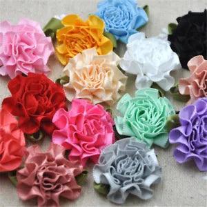 40pcs U Pick Ribbon Flower carnation sewing craft wedding