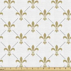 Ambesonne Flower Concept Fabric by the Yard Decorative Upholstery Home Accents