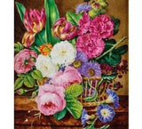 Flowers Portrait Painting By Numbers Lovely Peony Design Canvas House Decoration