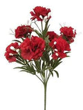 (01499-34030) Artificial Bouquet Flowers Carnation Clavelina Dianthus Caryophyll
