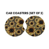 Sunflowers Car Coasters (2 pack)