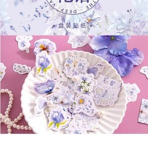 Quiet Orchid Cute Sticker Pack - Cute Planner Scrapbook Craft - UK Stock Same Day Shipping - Bujo UK Mo.Card Stickers