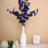 2 NAVY BLUE 42" Stem SILK ARTIFICIAL Carnation FLOWERS Sprays Wedding Supplies