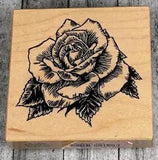 PSX Designs Rose Flower Carnation G1749 Rubber Stamp Wood #Ai55