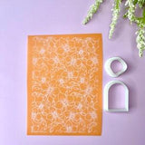 ORCHIDS - LunarLove Silk Screen - Polymer Clay Silkscreen