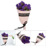 (Purple)Natural Dried Flower Mini Bouquet Flowers Wedding Decoration Photo
