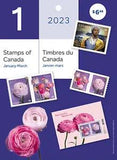 2023-1st Canada Quarterly Pack Die-Cut Stamps Ranunculus  Cooley  Floral