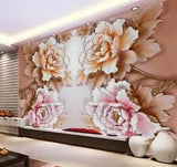 3D Peony Flower 11940NA Wallpaper Wall Mural Removable Self-adhesive Fay