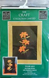 RARE, The Craft Collection Limited "Tiger Lily" Crewel Embroidery Kit No. 82670