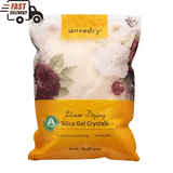 Silica Gel Crystal for Flowers Drying - 2 LBS Color Indicating Reusable NEW