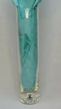 Schmid 7??? Etched Glass Mini Bud Vase Flower Of The Month, Carnation-January