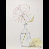 Maria Scalf Floral Flower Peony ORIGINAL PAINTING Watercolor 9x12 Nature Bloom