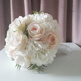 White Ivory Bridal Bouquet Wedding Sets Faux Flower Bouquet White Wedding Flowers Blush Bouquet Blush Wedding Pink Spring Wedding Summer