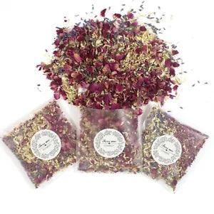 Natural Rose Dried Flowers Petals Wedding Party Valentine's Day Art Decoration