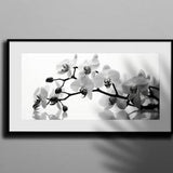 Black and White Orchid Print, Flower Art, Flower Wall Art, Wall Art Prints, Floral Prints, Orchid Photography, Orchid Prints, Botany Prints