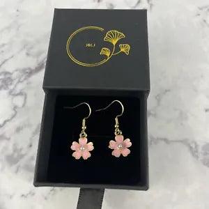 Brand New Pink Peony Earrings From J&LJ