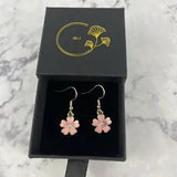 Brand New Pink Peony Earrings From J&LJ
