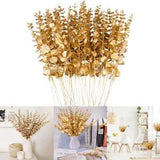 Artificial Eucalyptus Fake Leaf Green Plant Silk Flowers Indoor Home DecorBD