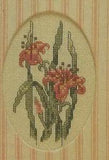 Teresa Wentzler's Day Lilies Flowers Cross Stitch Pattern Chart from publication