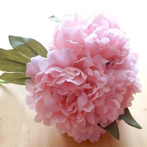 Pink Peony Bouquet (FB0056-02) | artificial flower ?C flower headpiece ?C wedding d??cor ?C peony bouquet ?C bride flower ?C home decoration ?C diy